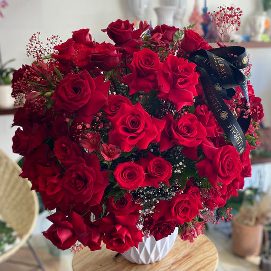 Not your typical 100 roses