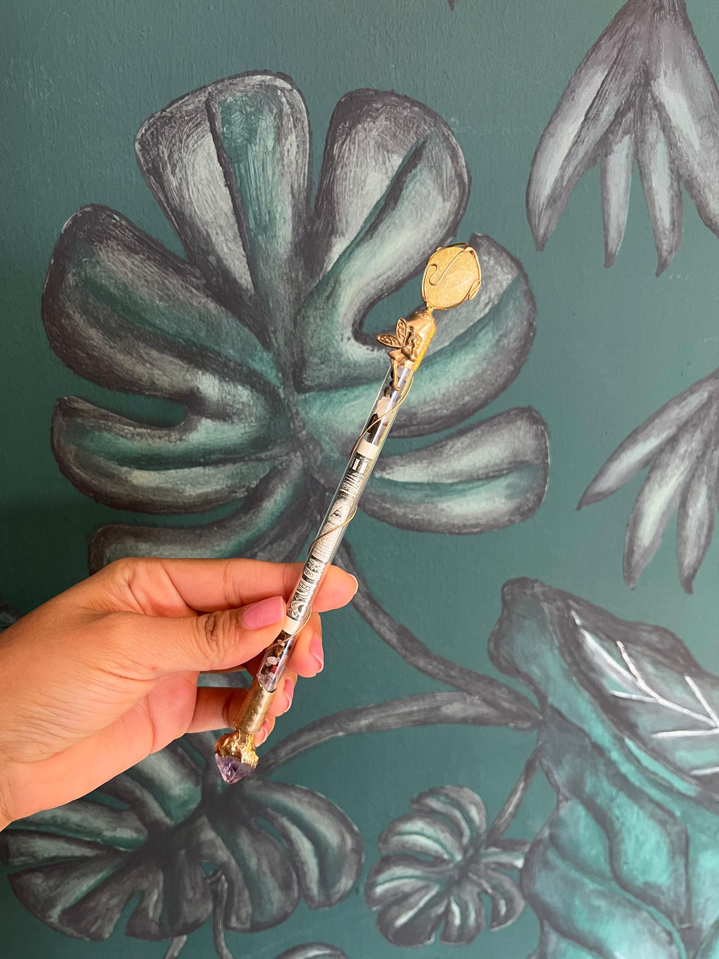 Vara de poder de cuarzos