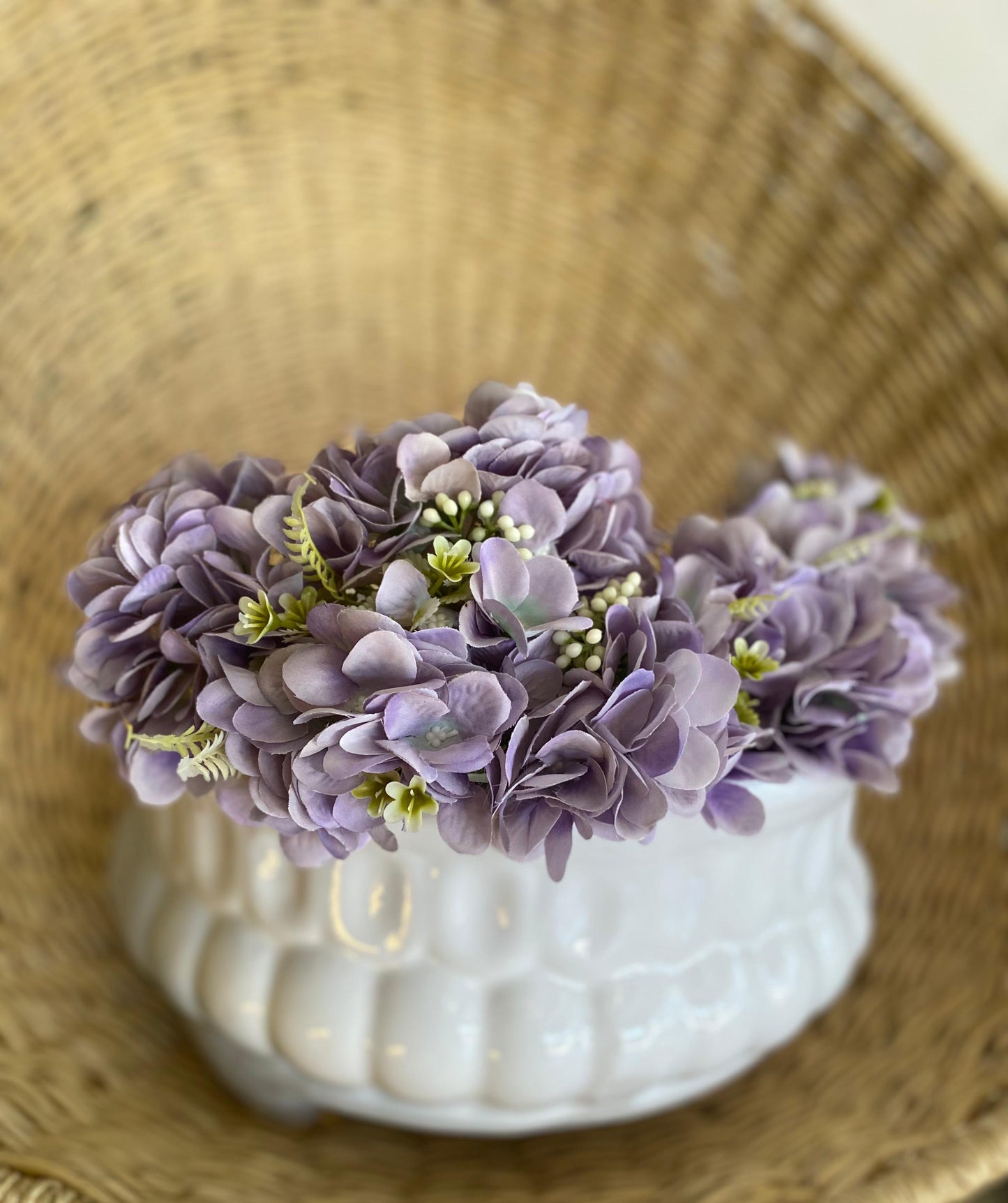 Arreglo de hortensias