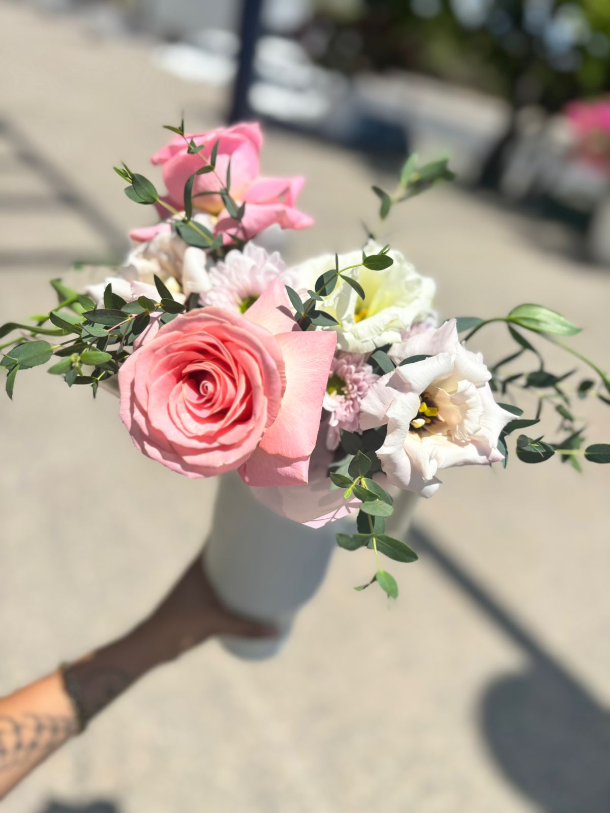 Termo con flores
